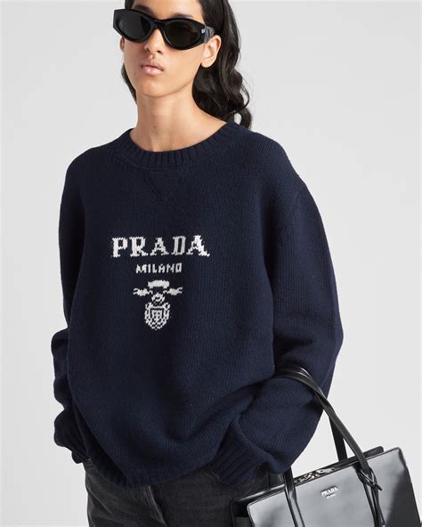 prada pulli grau|Prada ladies sweaters.